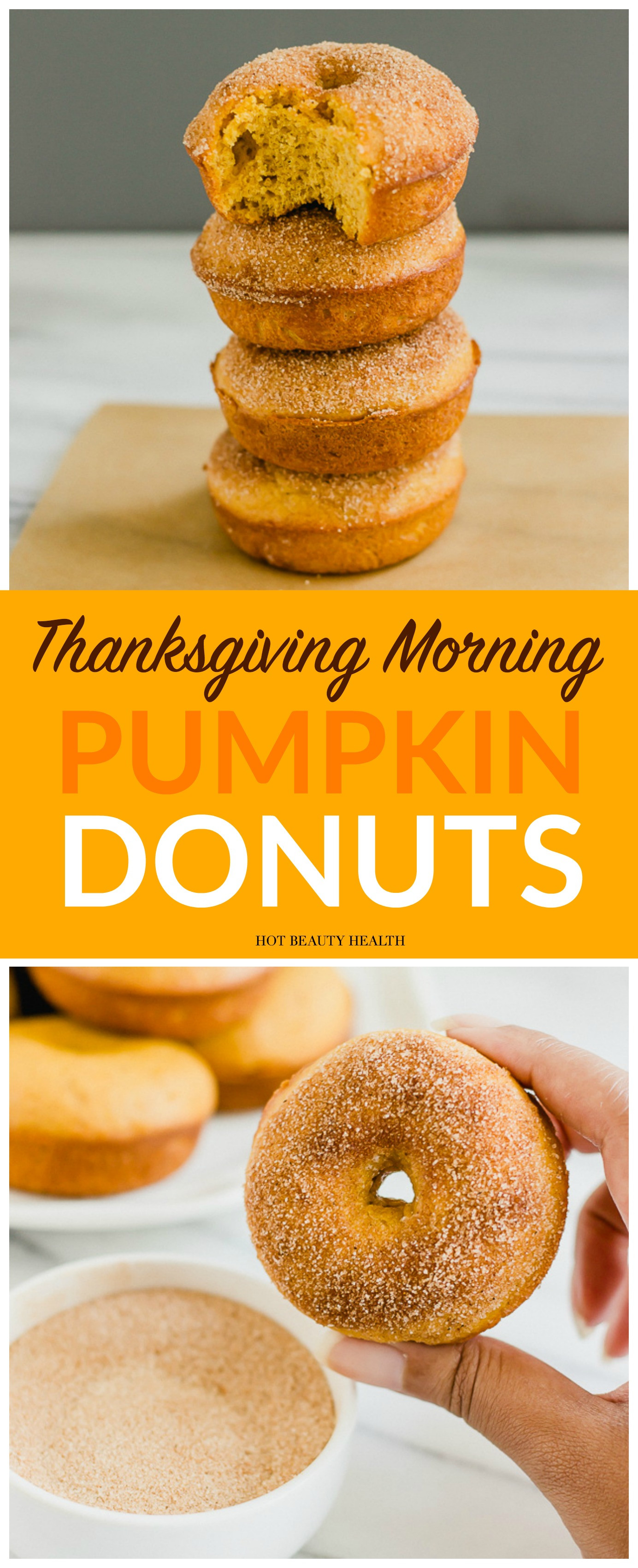 Thanksgiving Morning Breakfast
 Recipe File Baked Pumpkin Spice Donuts