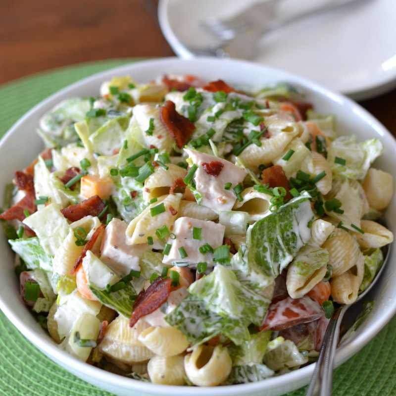 Thanksgiving Pasta Salad
 Quick Easy Turkey Club Pasta Salad Maria s Mixing Bowl