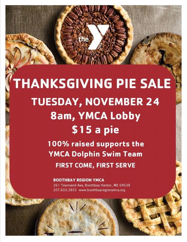 Thanksgiving Pies For Sale
 8th Annual Thanksgiving Pie Sale the YMCA