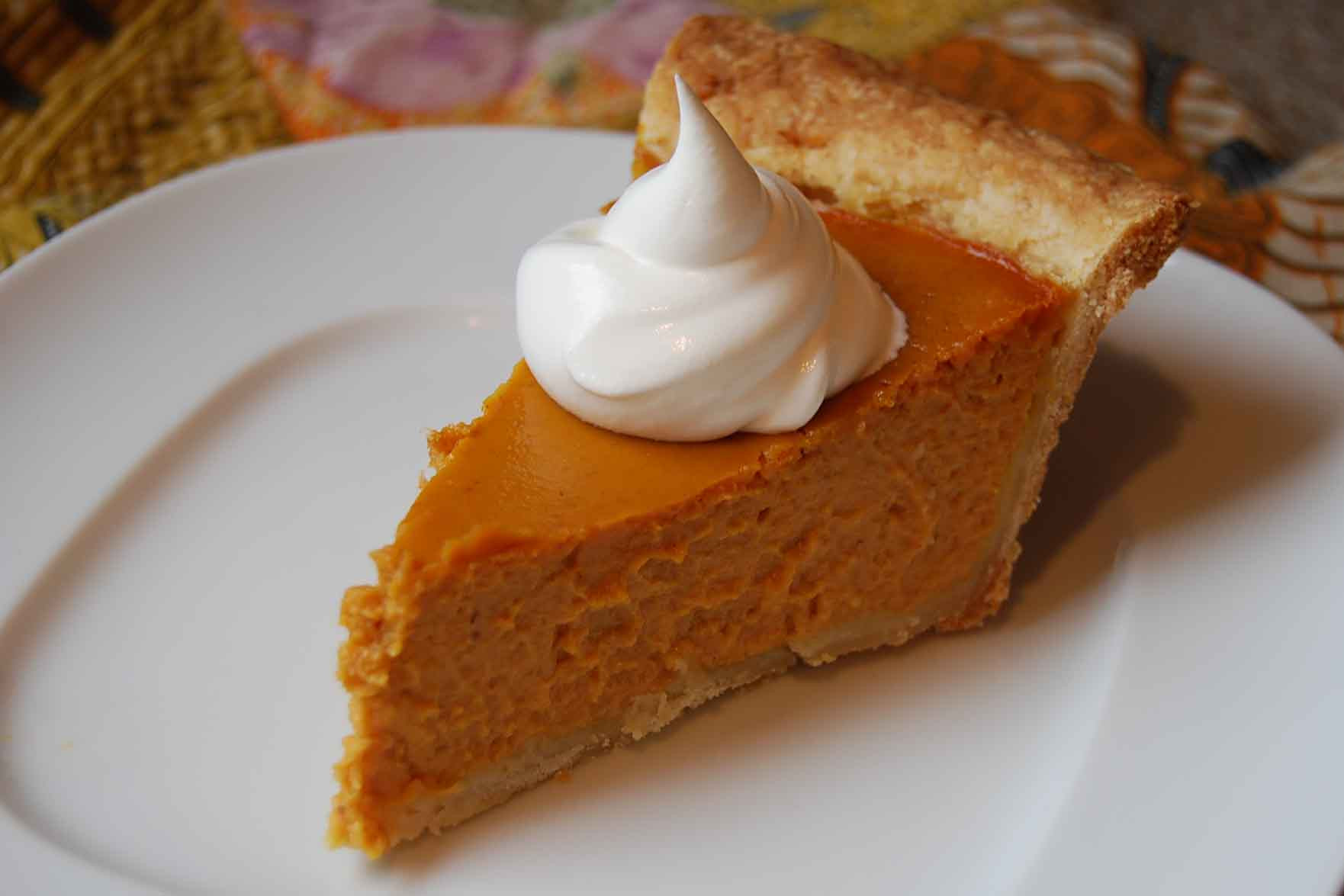 Thanksgiving Pumpkin Pie
 Dessert