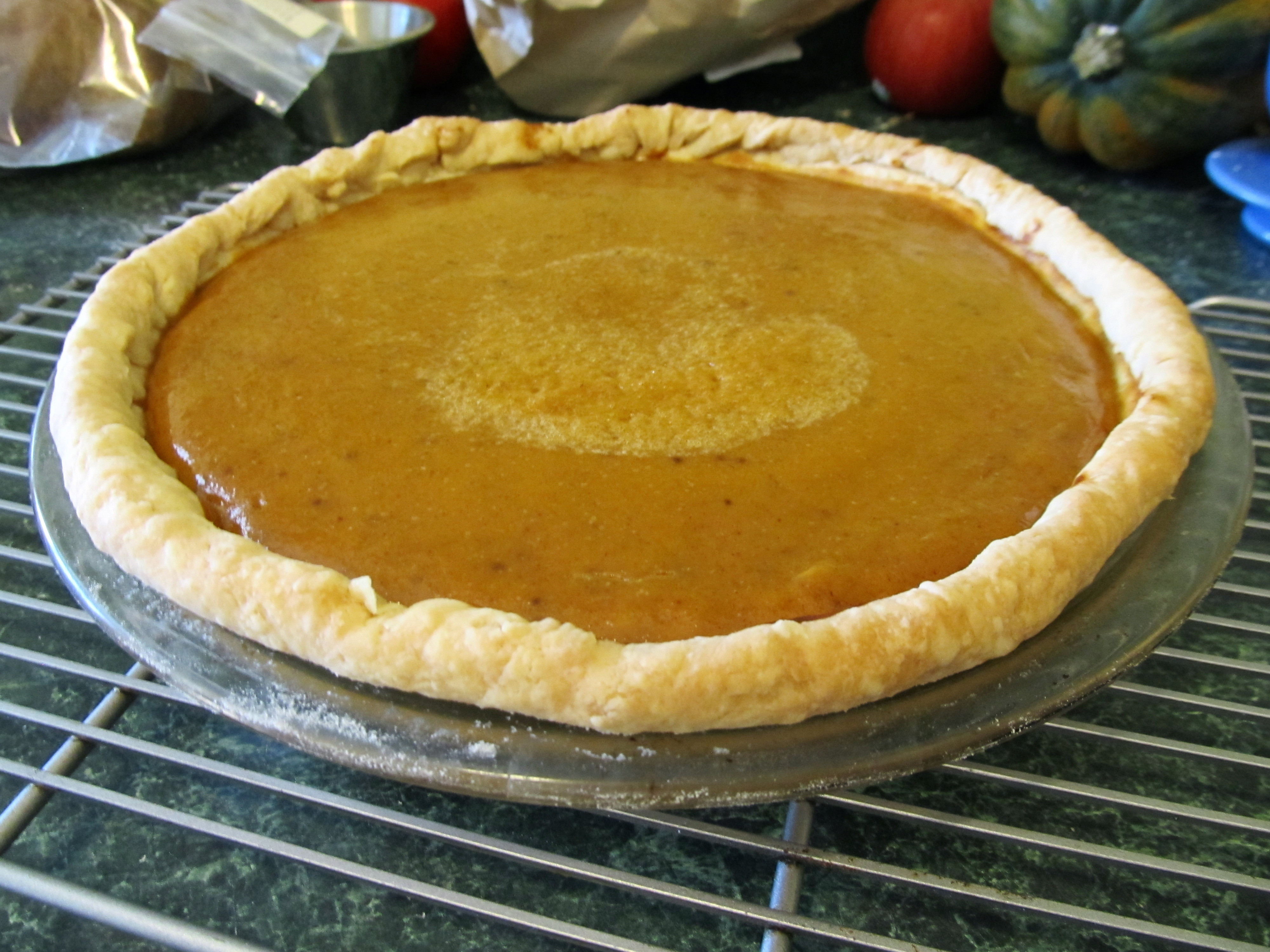 Thanksgiving Pumpkin Pie
 November 2013