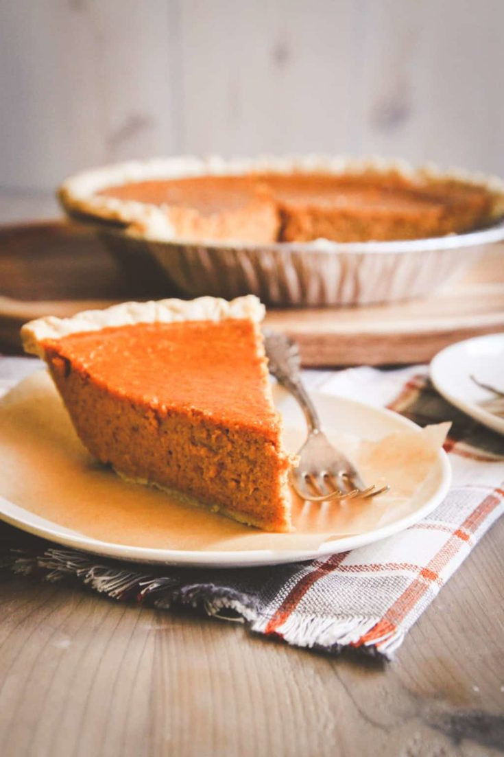 Thanksgiving Pumpkin Pie
 Easy 5 Ingre nt Pumpkin Pie Recipe Sweetphi