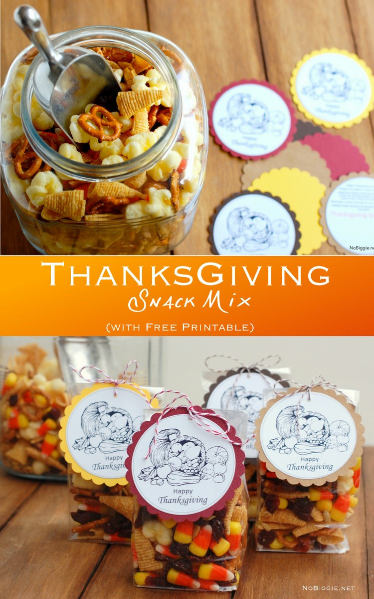 Thanksgiving Snacks Recipes
 Thanksgving Snack Mix free printable