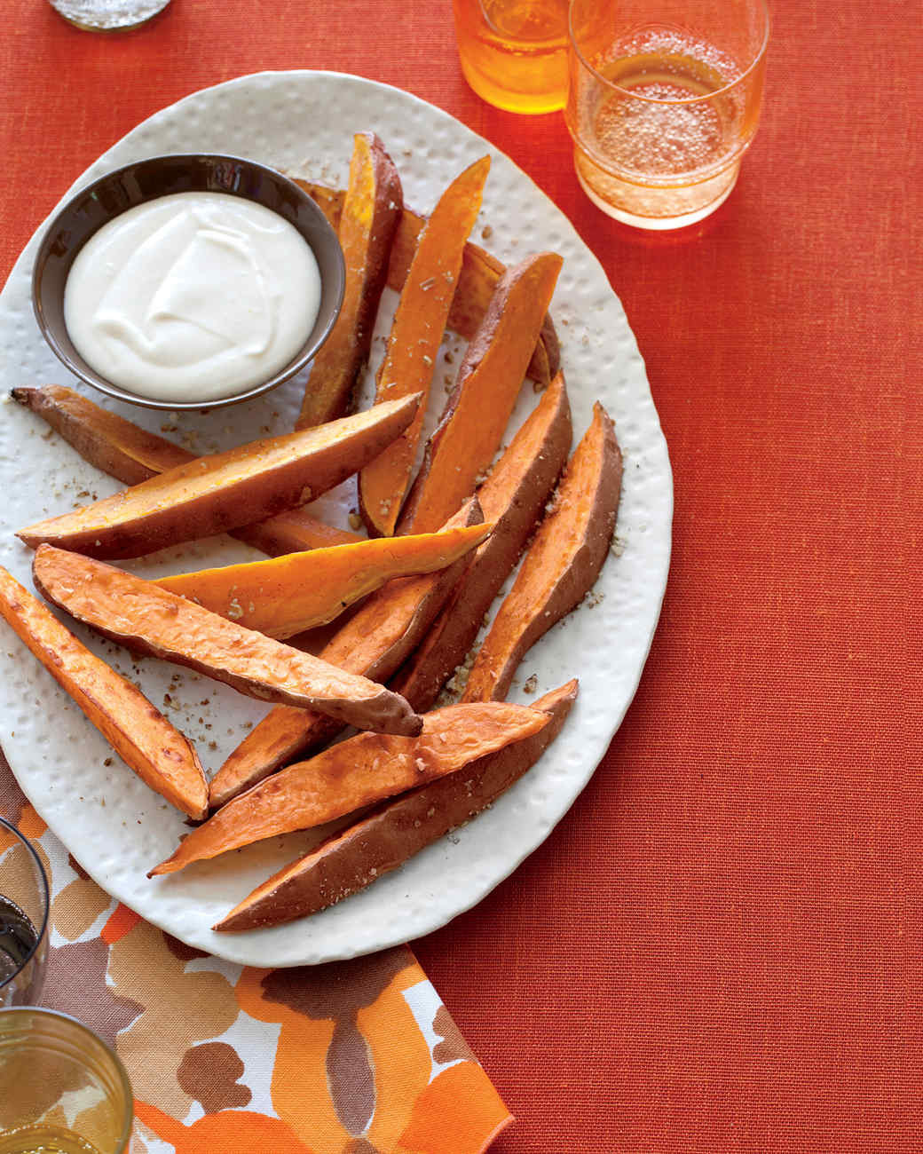 Thanksgiving Sweet Potatoes Recipe
 Sweet Potato Fries with Brown Butter Marshmallow Sauce