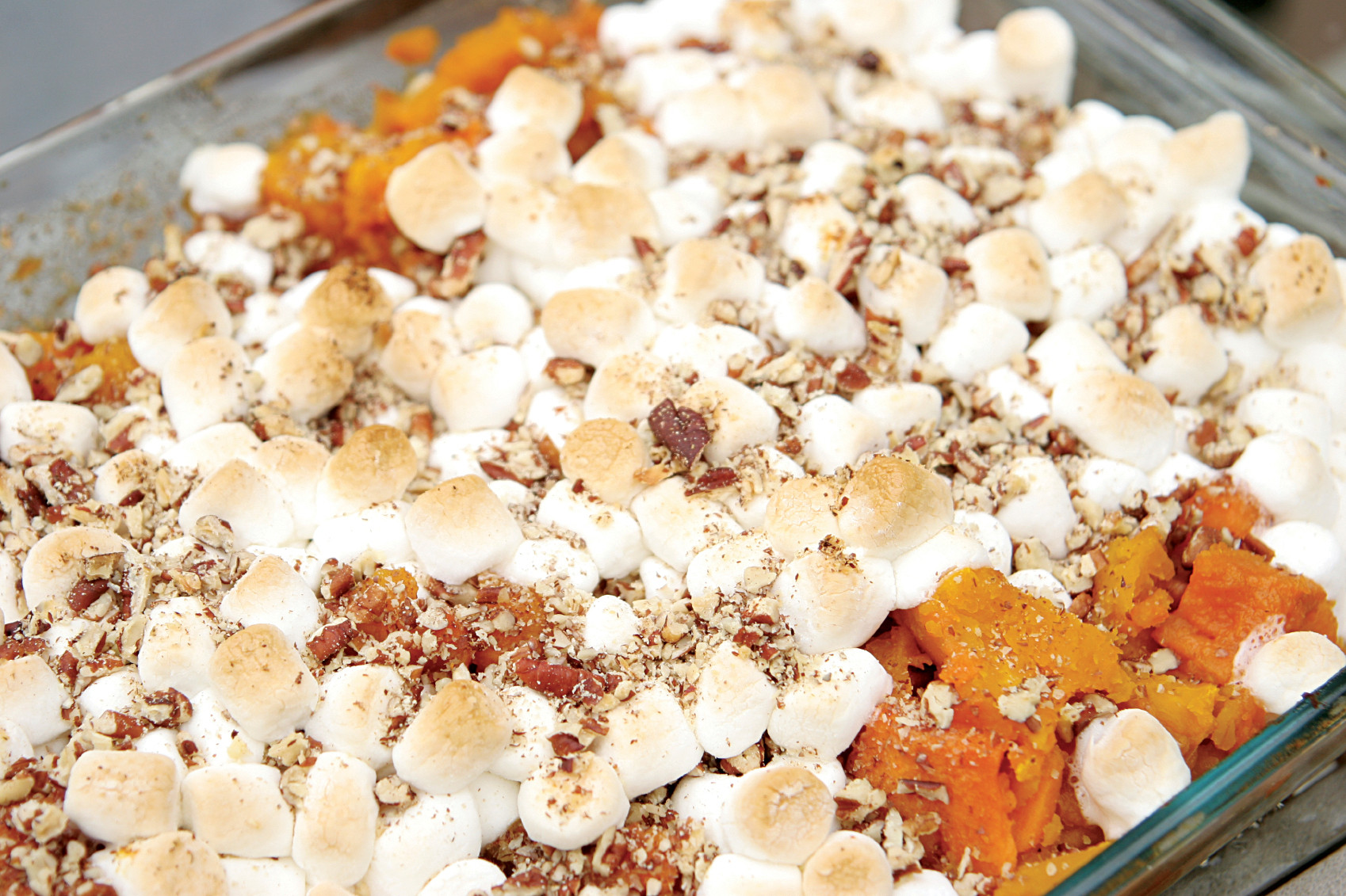 Thanksgiving Sweet Potatoes With Marshmallows
 d Recipe Sweet Potatoes with Texas Pete Fiery Sweet