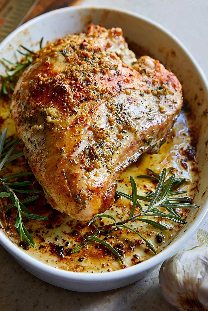 Thanksgiving Turkey Breast
 Roasted Turkey Breast with Infused Butter i FOOD Blogger