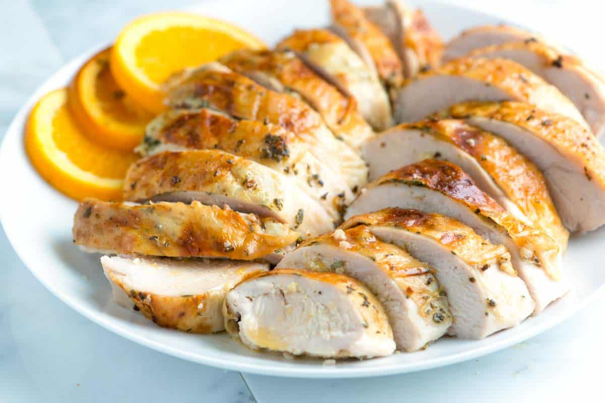 Thanksgiving Turkey Breast
 Garlic Herb Roasted Turkey Breast Recipe with Orange