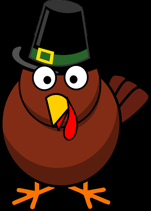 Thanksgiving Turkey Cartoon Pictures
 Free vector graphic Cartoon Fall Thanksgiving Turkey