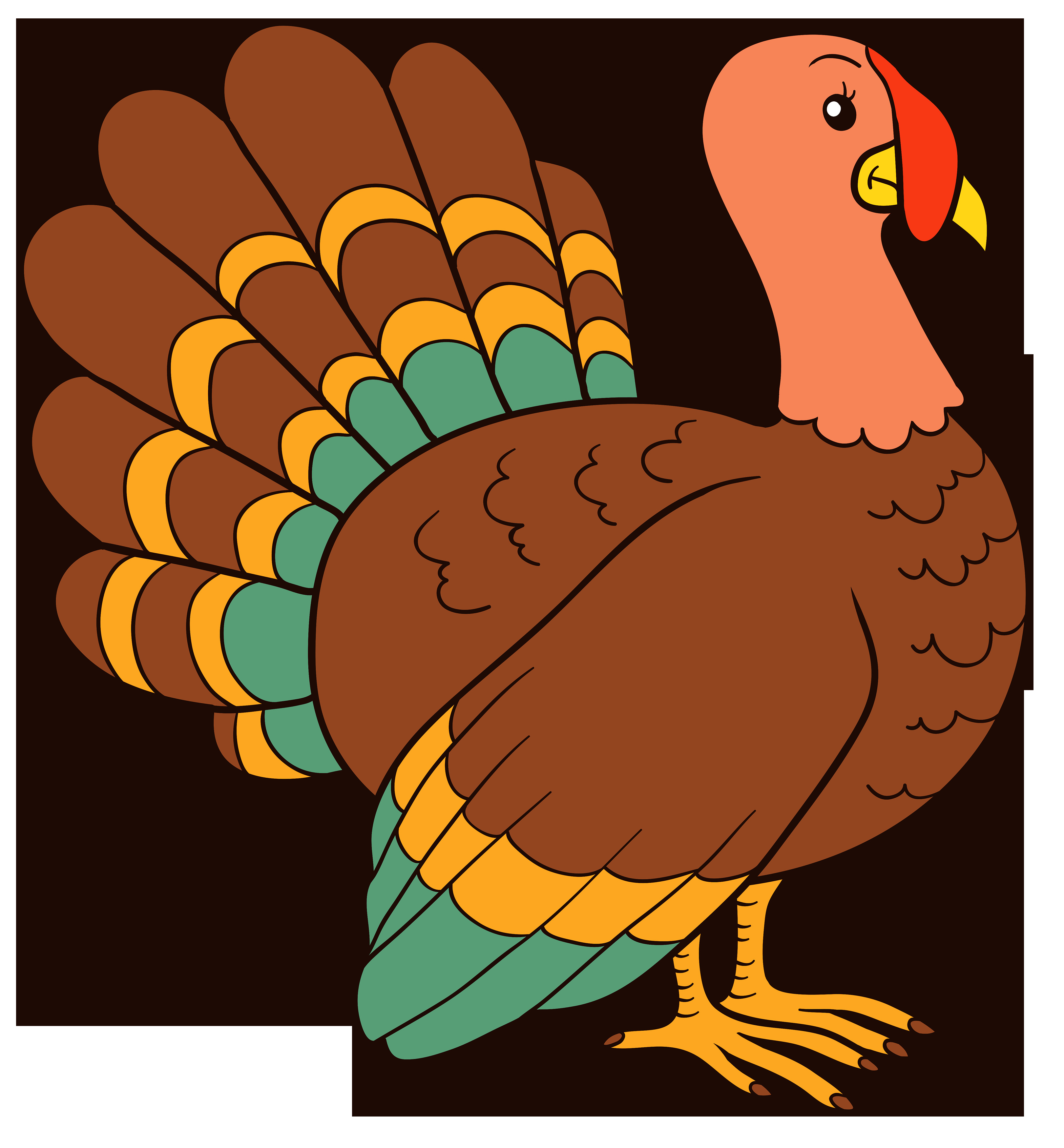 Thanksgiving Turkey Cartoon Pictures
 Turkey PNG Clipart Image Best WEB Clipart