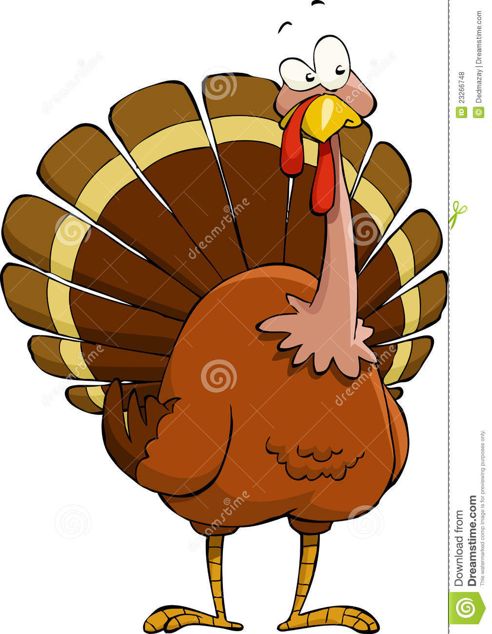 Thanksgiving Turkey Cartoon Pictures
 Cartoon turkey stock vector Illustration of bird poultry