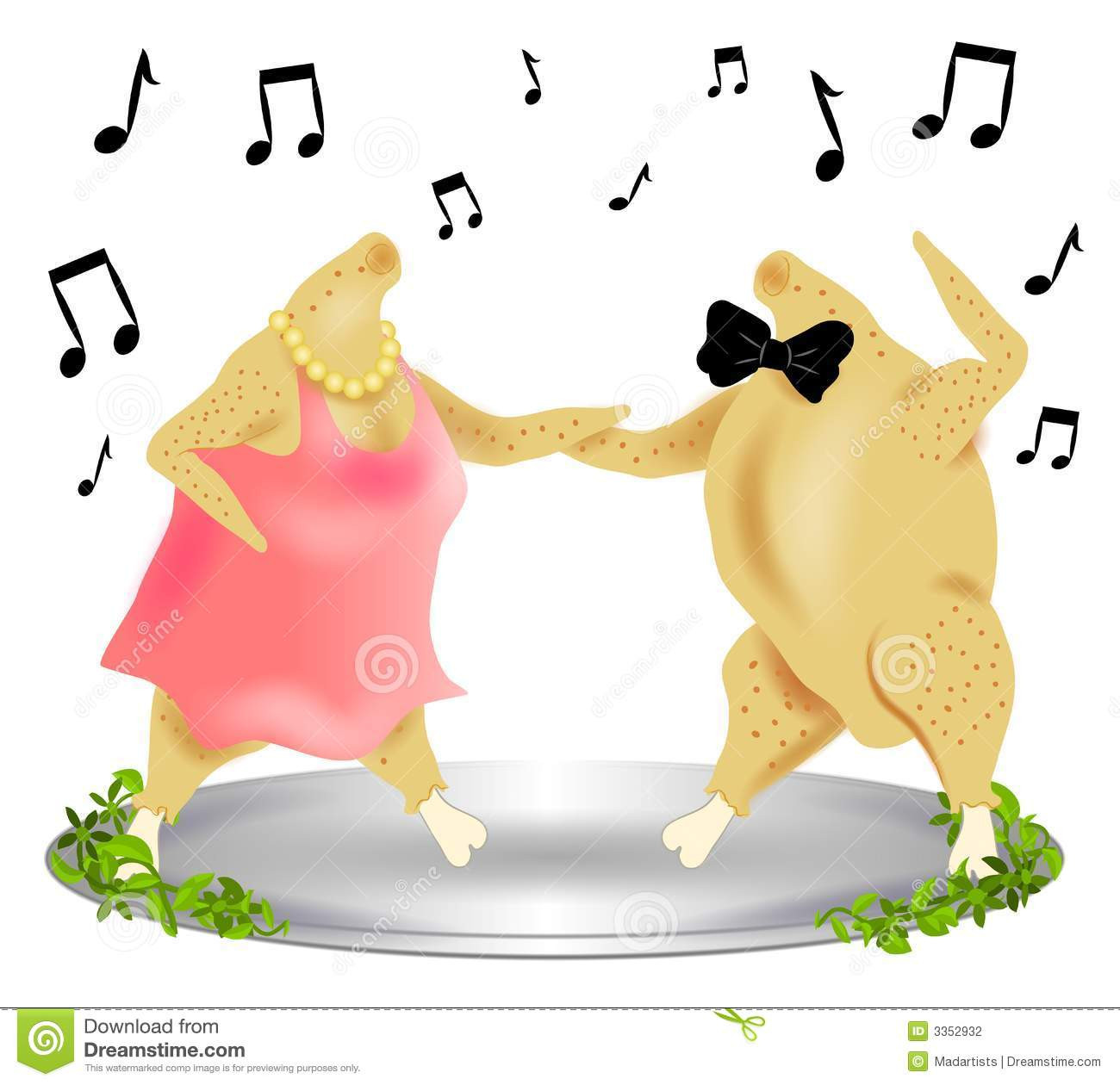 Thanksgiving Turkey Dance
 Thanksgiving Turkey Dance 2 Stock Illustration Image