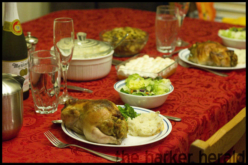 Thanksgiving Turkey For Two
 The Harker Herald Thanksgiving Dinner for Two
