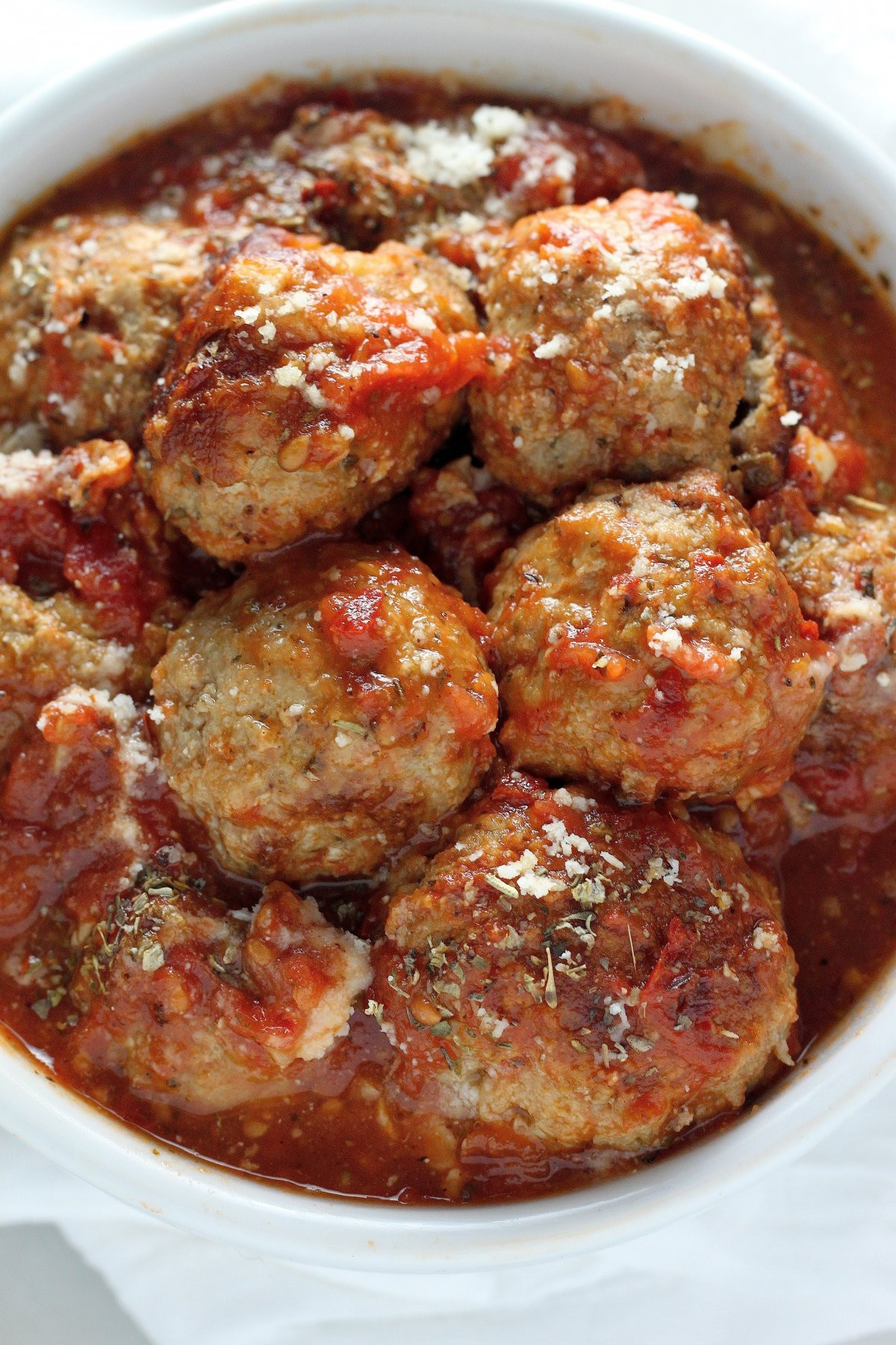 Thanksgiving Turkey Meatballs
 30 Minute Mozzarella Stuffed Turkey Meatballs with