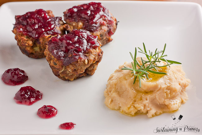 Thanksgiving Turkey Meatloaf
 Turkey and Stuffing Meatloaf Muffins with Cranberry Glaze