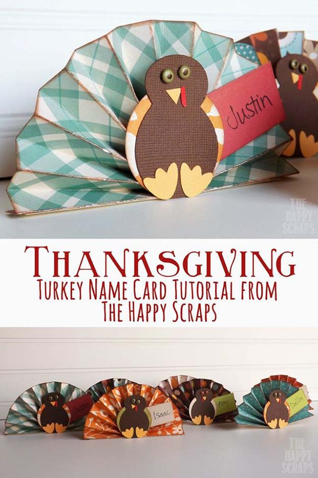 Thanksgiving Turkey Names
 21 Amazingly Falltastic Thanksgiving Crafts For Adults