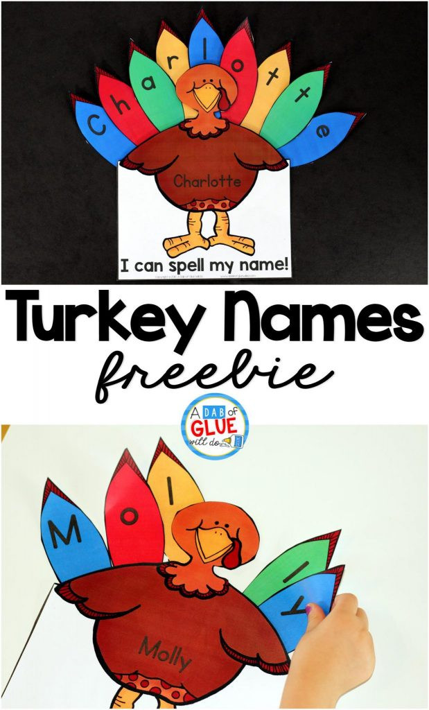 Thanksgiving Turkey Names
 Turkey Names A Dab of Glue Will Do
