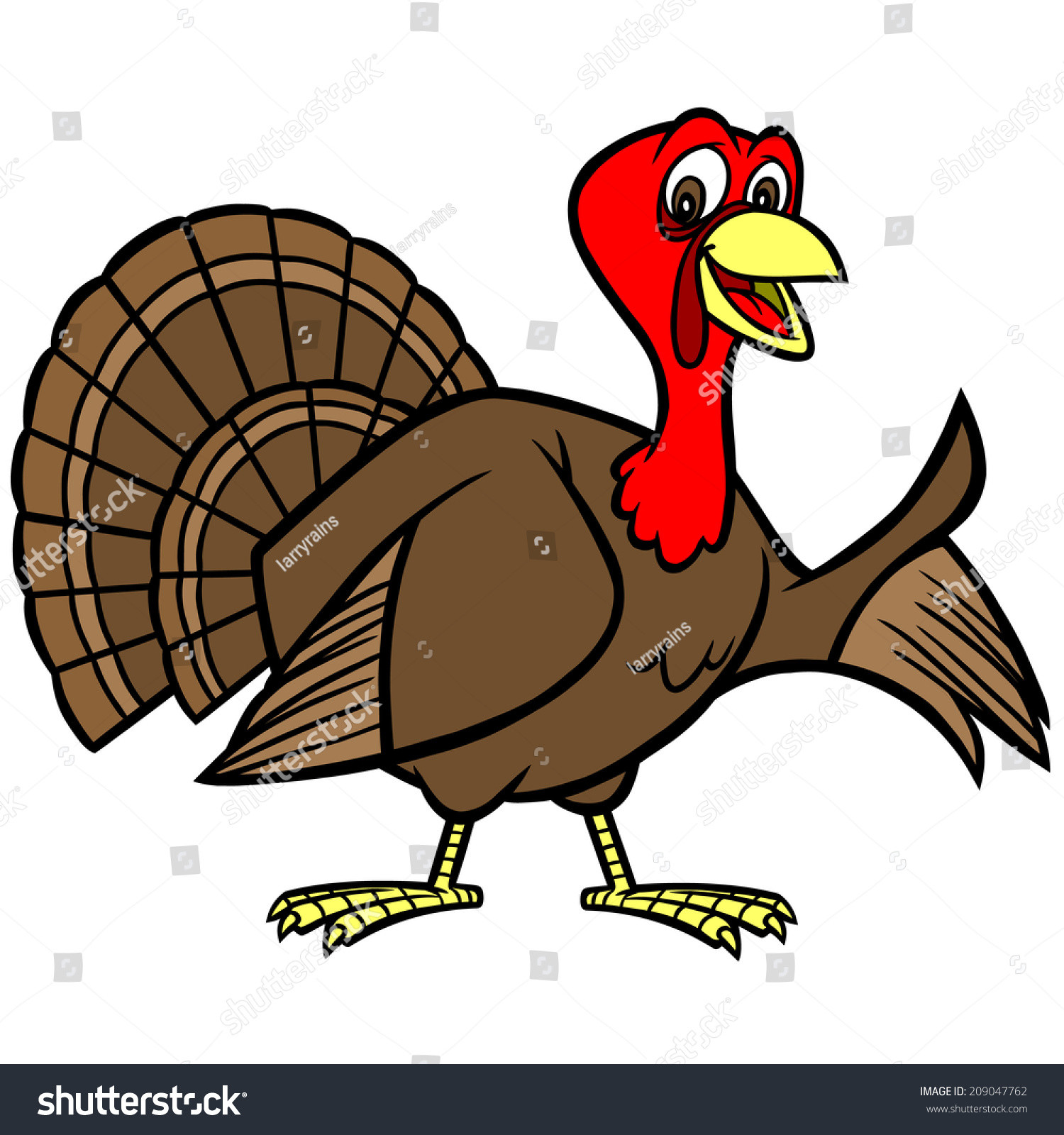 Thanksgiving Turkey Vector
 Thanksgiving Turkey Stock Vector Illustration
