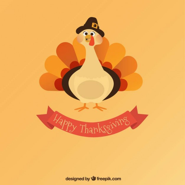 Thanksgiving Turkey Vector
 Happy thanksgiving day turkey Vector