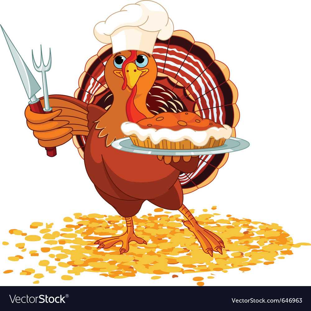Thanksgiving Turkey Vector
 Thanksgiving turkey Royalty Free Vector Image VectorStock