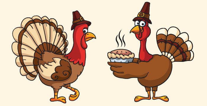 Thanksgiving Turkey Vector
 30 Thanksgiving Vector Graphics and Greeting Templates
