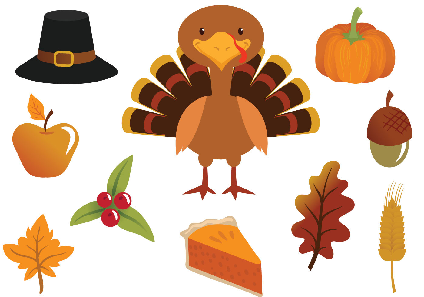 Thanksgiving Turkey Vector
 Free Thanksgiving Vectors Download Free Vector Art