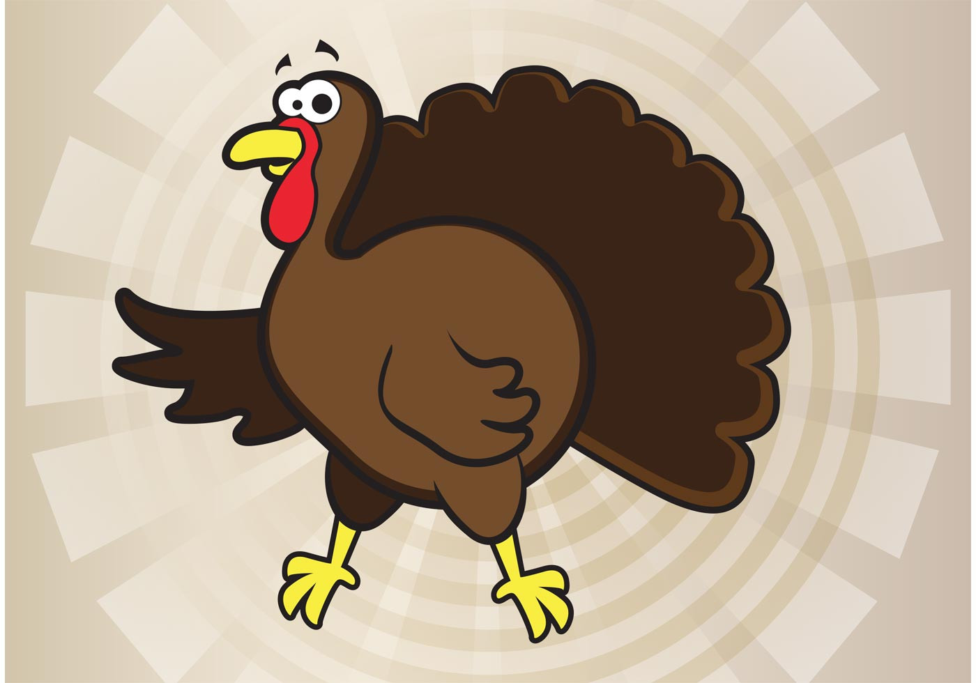 Thanksgiving Turkey Vector
 Turkey Cartoon Vector Download Free Vector Art Stock