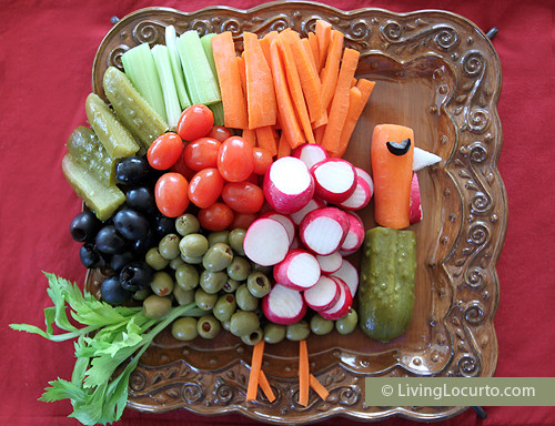 Thanksgiving Turkey Veggie Tray
 Thanksgiving Turkey Ve able Platter Ideas e Hundred
