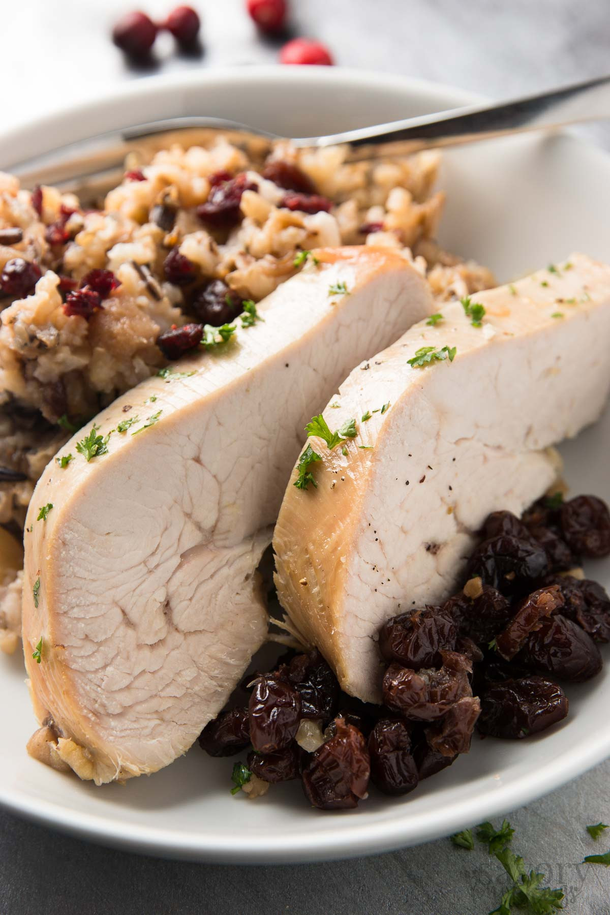 Thanksgiving Wild Rice
 Slow Cooker Turkey Breast with Apples and Wild Rice