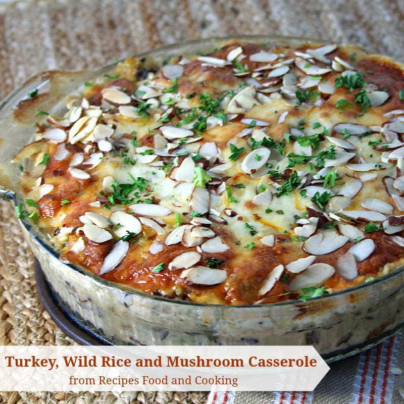 Thanksgiving Wild Rice
 Turkey Wild Rice and Mushroom Casserole SundaySupper