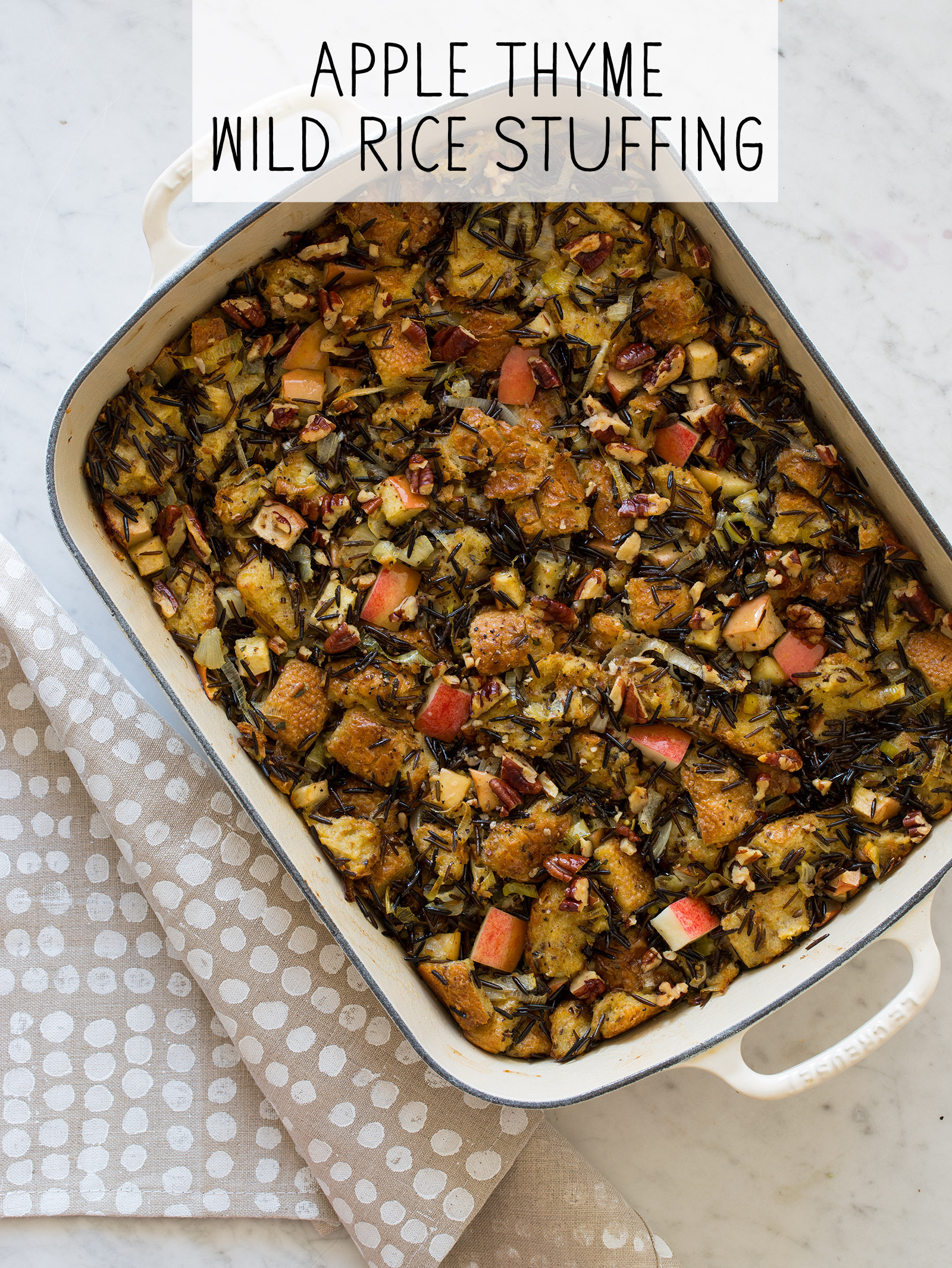 Thanksgiving Wild Rice Recipe
 Apple Thyme Wild Rice Thanksgiving Stuffing recipe