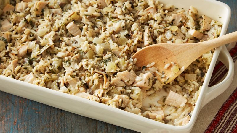 Thanksgiving Wild Rice Recipe
 Wild Rice and Turkey Casserole Recipe BettyCrocker