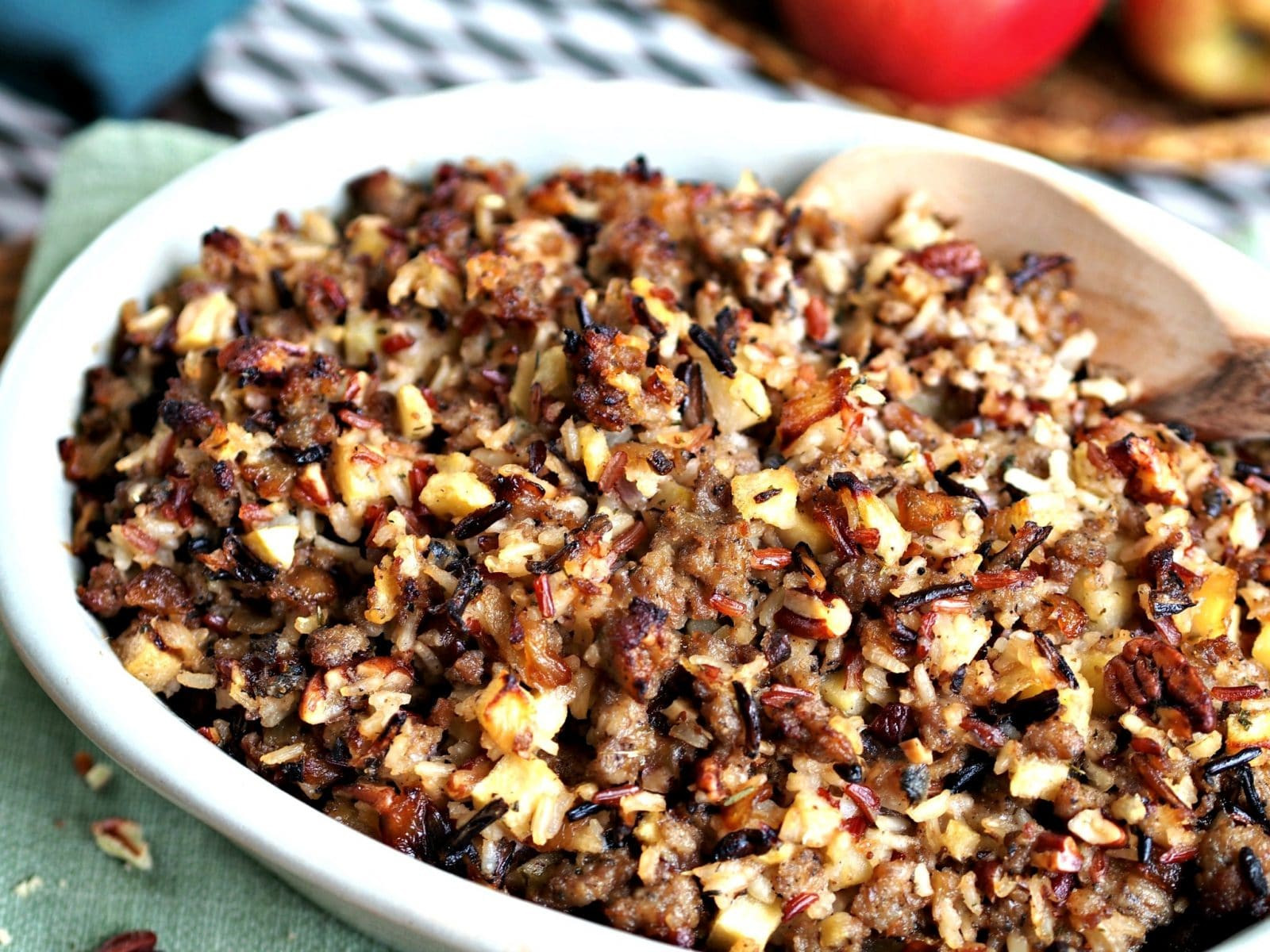 Thanksgiving Wild Rice Recipe
 Wild Rice Jones Sausage & Apple Stuffing Simply Sated