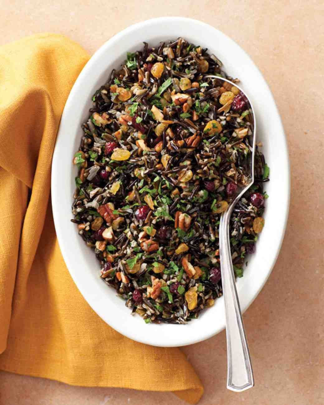 Thanksgiving Wild Rice Recipe
 Wild Rice Pilaf with Cranberries and Pecans