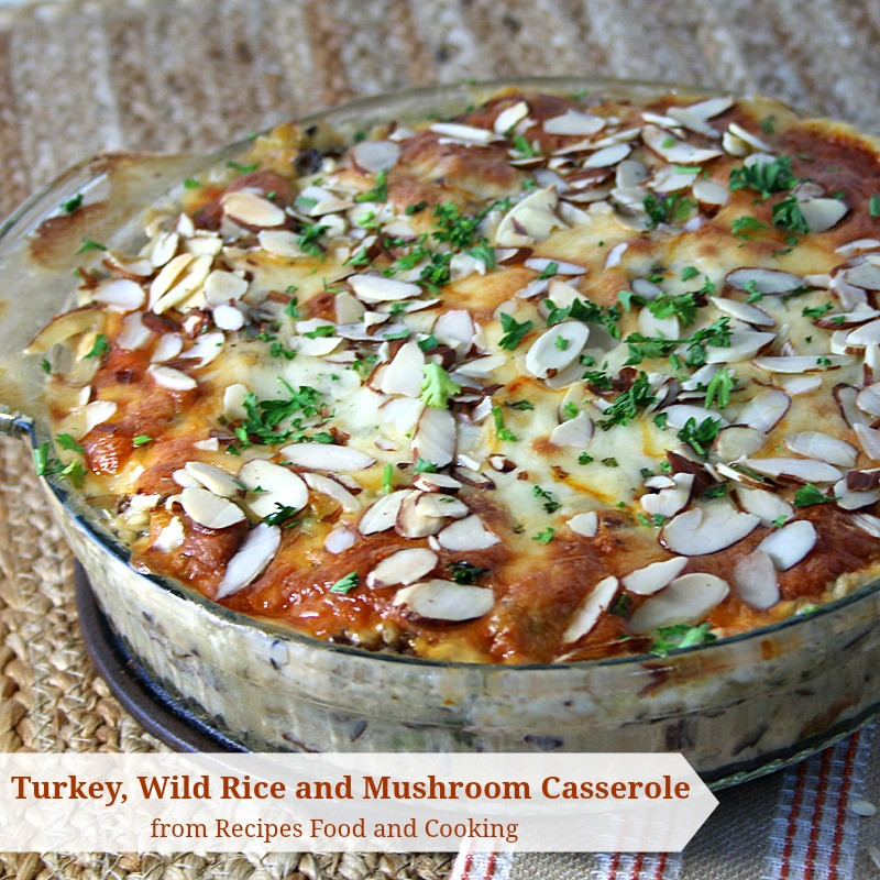 Thanksgiving Wild Rice Recipe
 Turkey Wild Rice and Mushroom Casserole SundaySupper