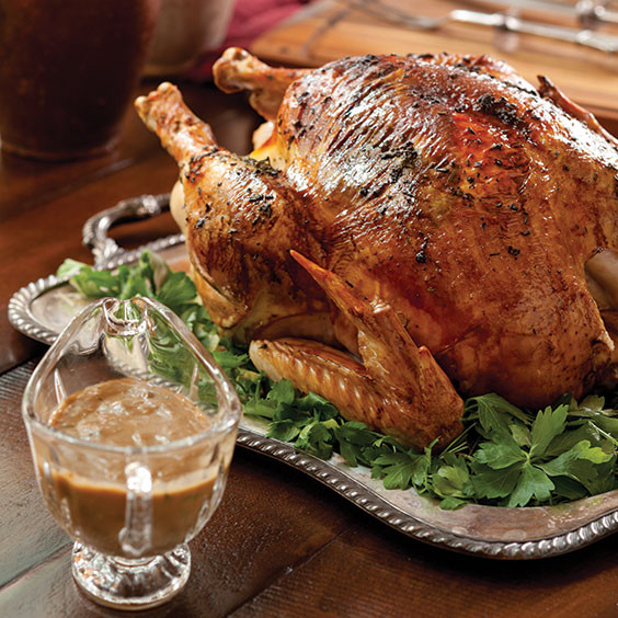 Traditional Thanksgiving Turkey Recipe
 Easy Roast Turkey with Pan Gravy Recipe