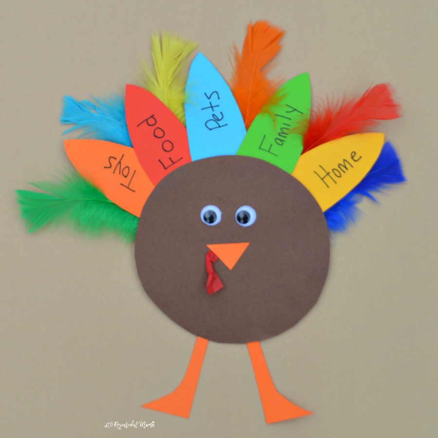 Turkey Crafts For Thanksgiving
 Thankful Turkey Kid Craft and Book The Resourceful Mama