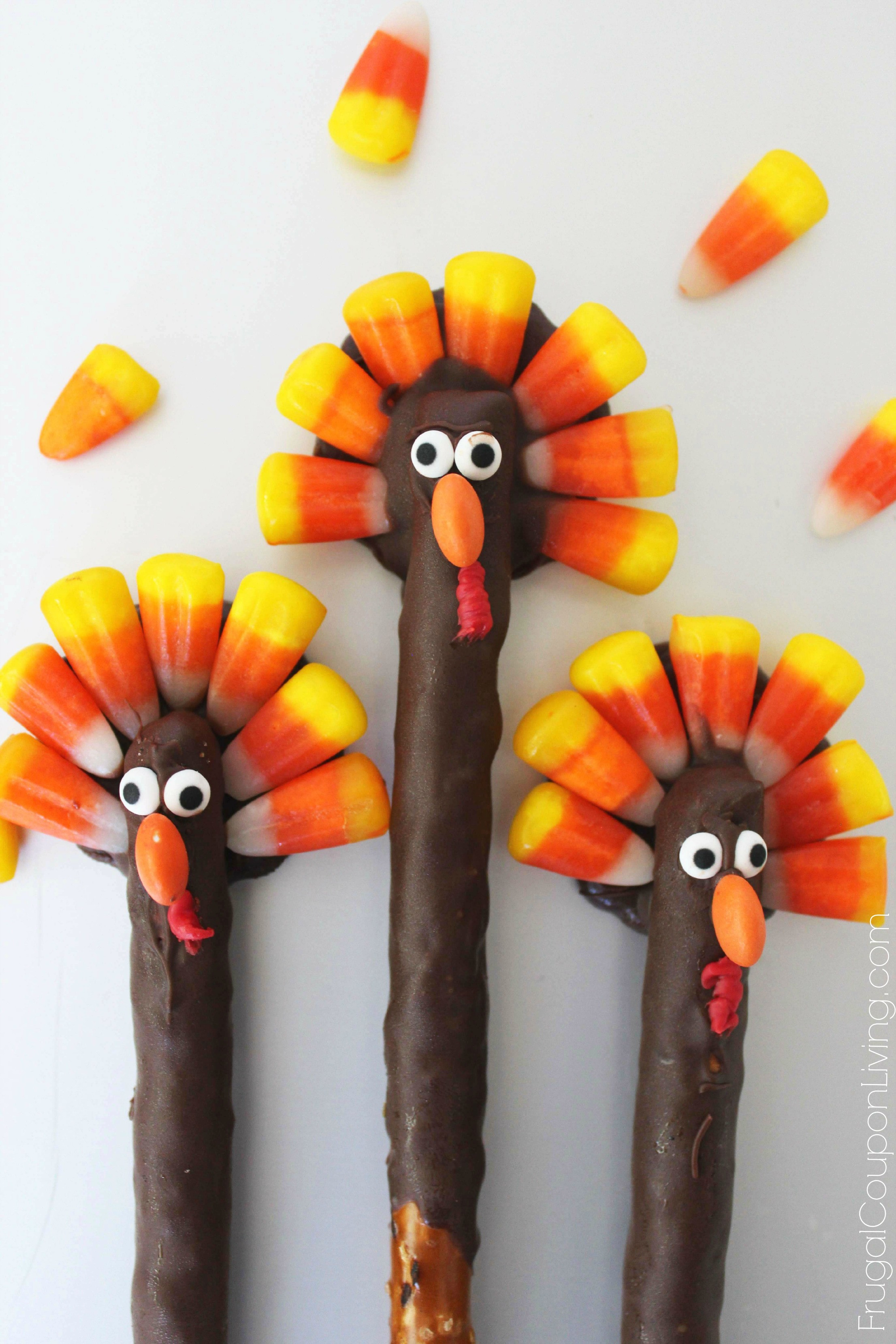 Turkey Crafts For Thanksgiving
 Turkey Pretzels Thanksgiving Kids Food Craft