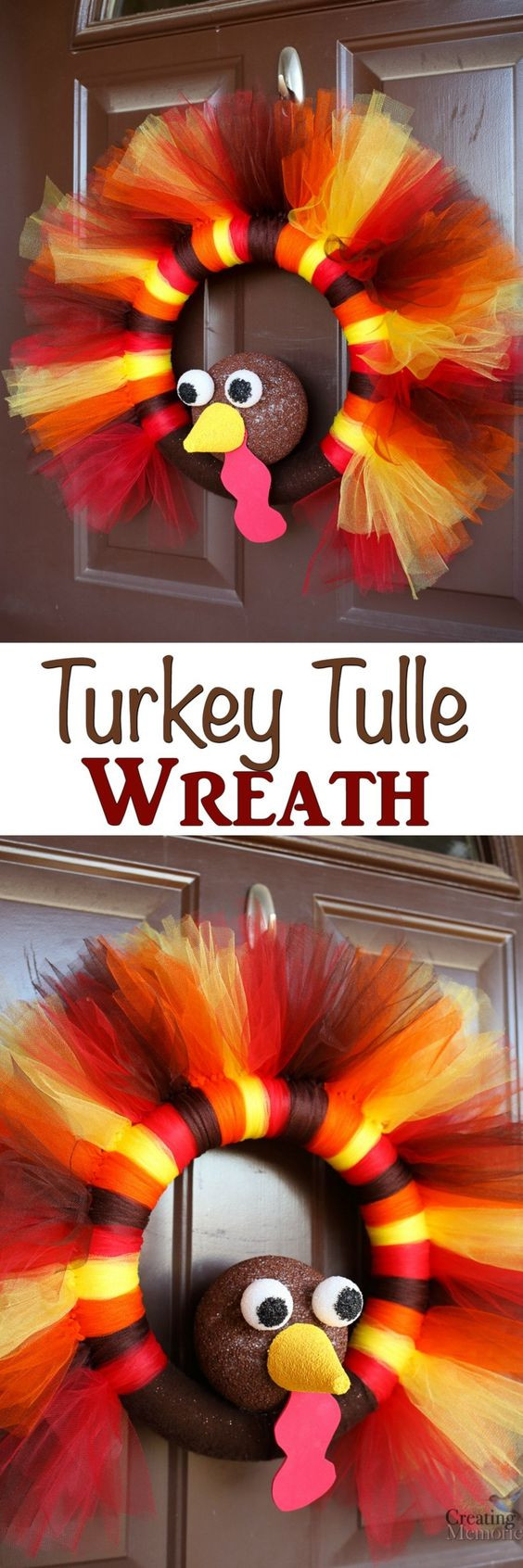 Turkey Decorations For Thanksgiving
 30 Easy DIY Thanksgiving Door Decorations 2017