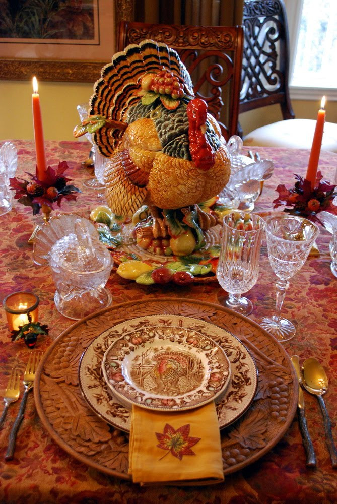 Turkey Decorations For Thanksgiving
 Decorating for Autumn and a Thanksgiving Tablescape