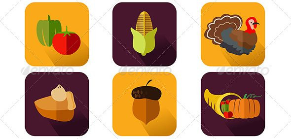 Turkey Icon For Thanksgiving
 30 Thanksgiving Vector Graphics and Greeting Templates