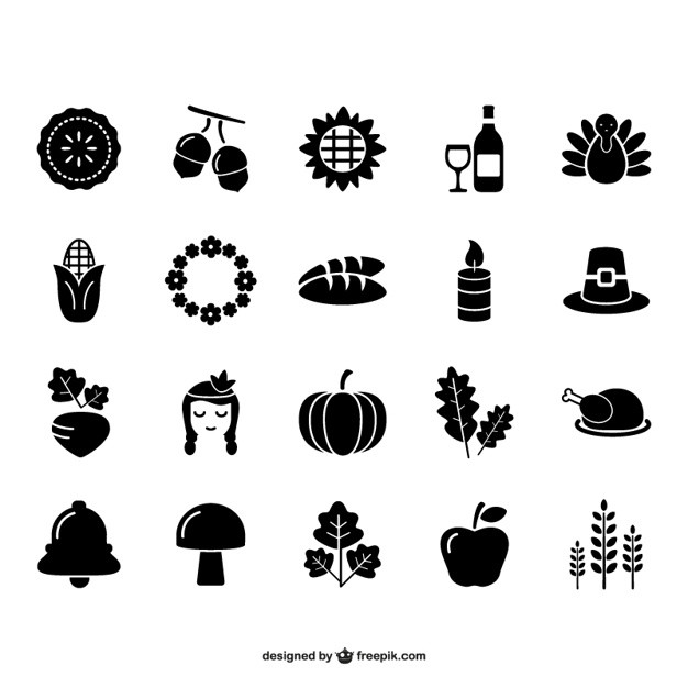 Turkey Icon For Thanksgiving
 Thanksgiving and autumn icon pack Vector