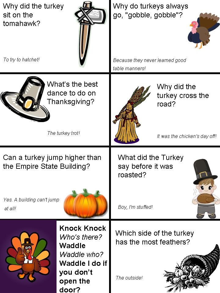 Turkey Puns Thanksgiving
 Thanksgiving lunch box jokes page 1 Kids