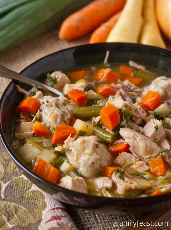 Turkey Soup From Thanksgiving Leftovers
 Turkey Soup with Potato Dumplings A Family Feast