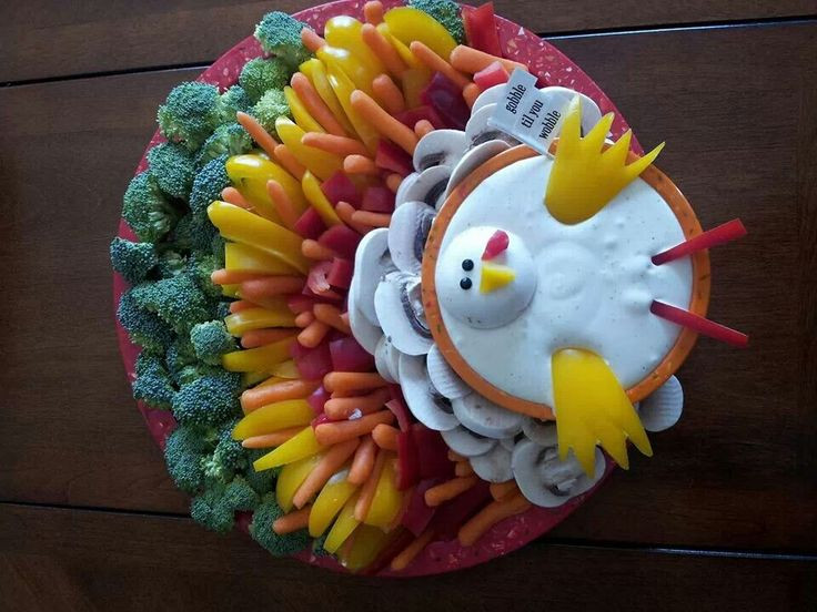 Turkey Veggie Platter For Thanksgiving
 137 best Thanksgiving Appetizers images on Pinterest
