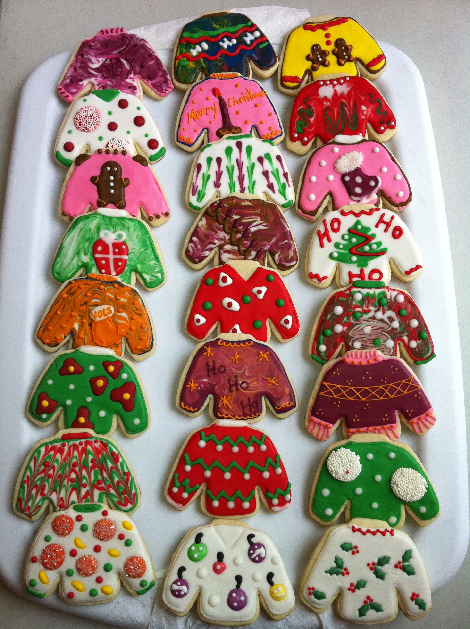 Ugly Christmas Sweater Cookies
 