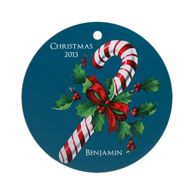 Unique Christmas Candy
 Personalized Candy Cane Christmas Ornament by Artzeechris02