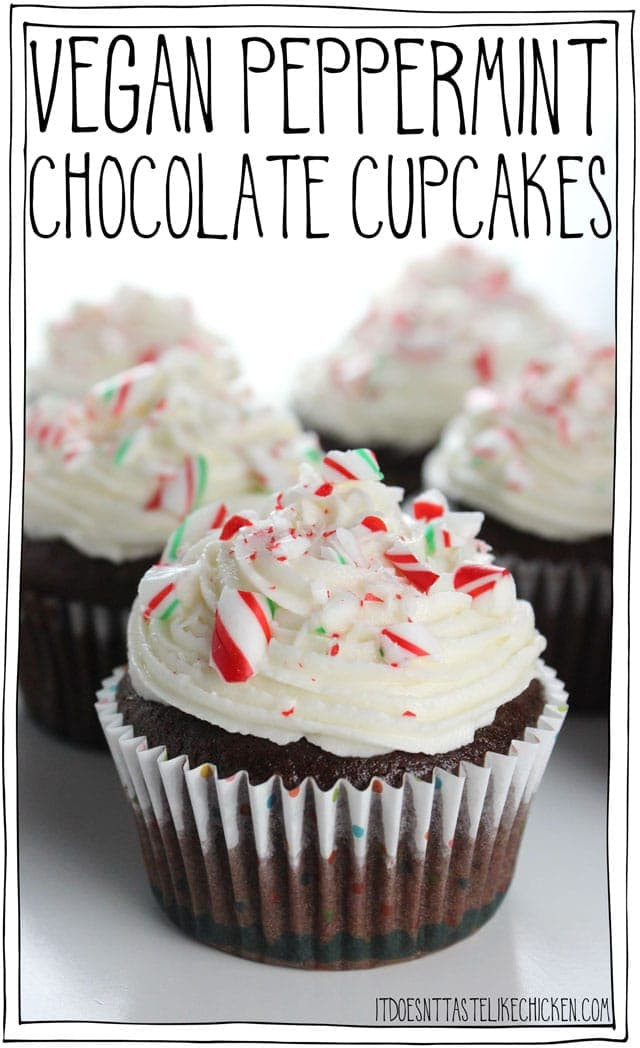 Vegan Christmas Candy
 Vegan Peppermint Chocolate Cupcakes • It Doesn t Taste