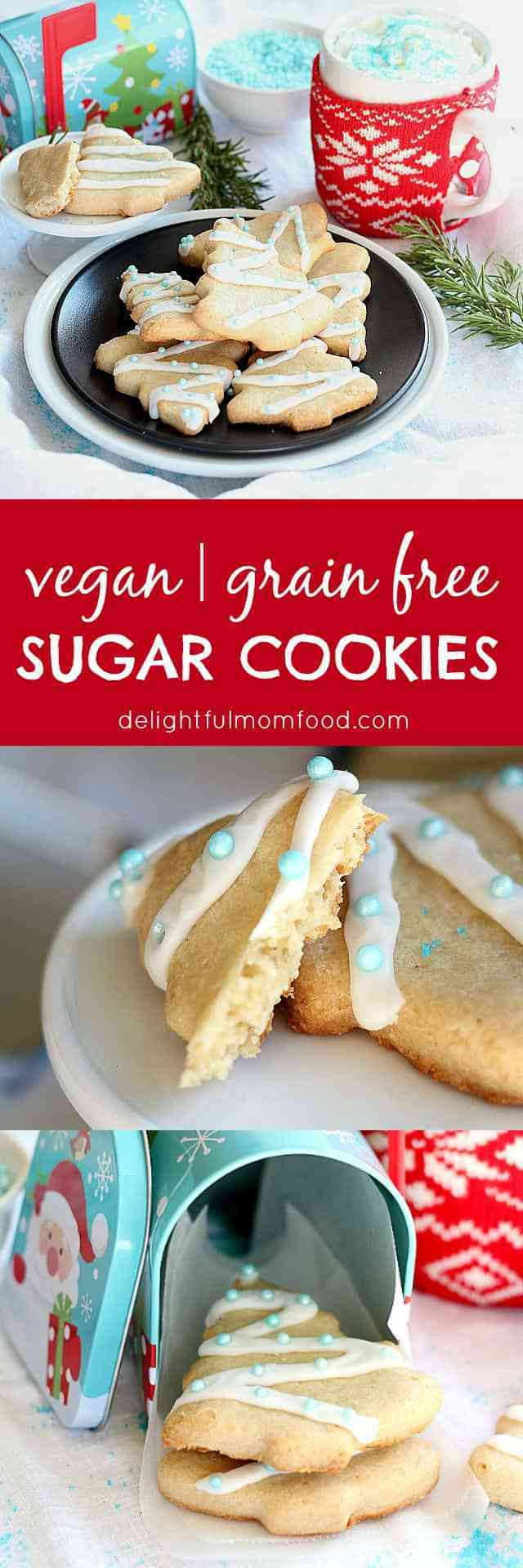 Vegan Christmas Sugar Cookies
 Vegan Sugar Cookies Grain Free Gluten Free