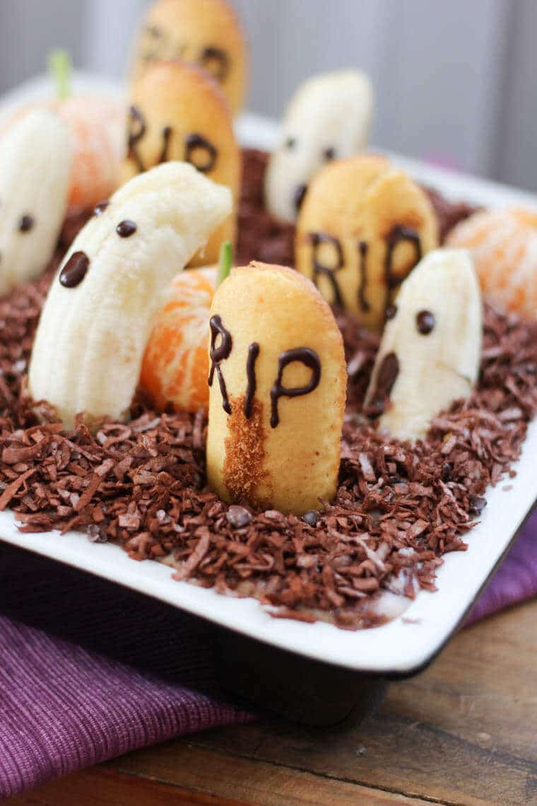 Vegan Halloween Desserts
 Healthy Halloween Dessert Dip Edible Graveyard