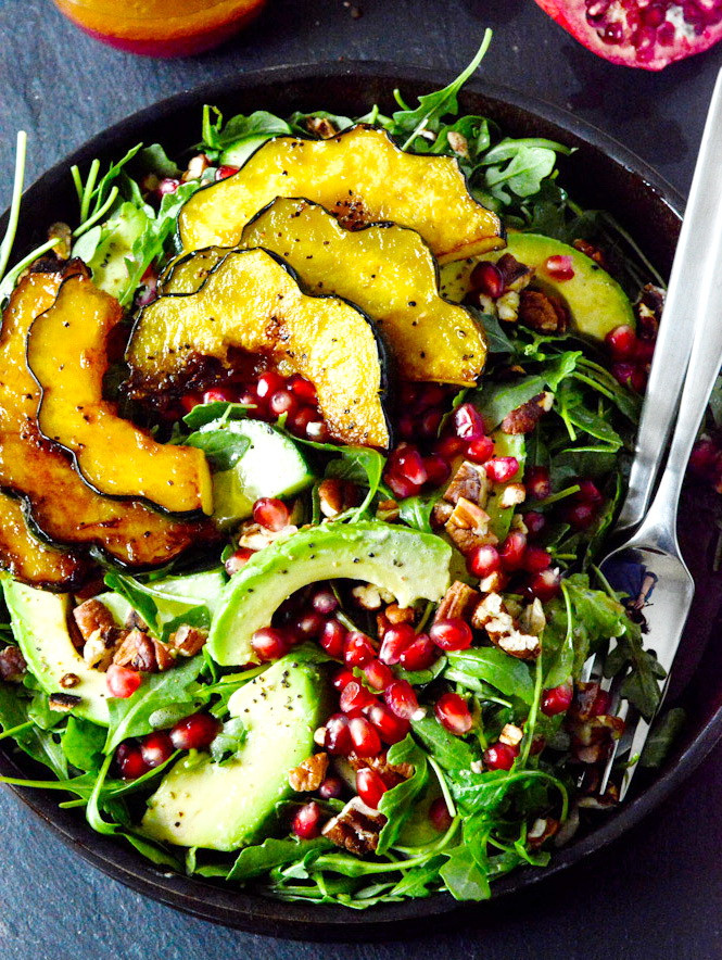 Vegan Recipes For Thanksgiving Dinner
 Pomegranate Ginger Dressing Salad – Best Easy Vegan